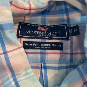 Mens Medium Vineyard Vines Plaid Button Down.